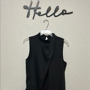 MNG Elegant Black Sleeveless top